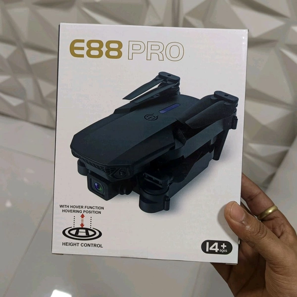 E88 Dual Camera Drone with Carry Case – Foldable, HD, Optical Flow, Smart Control