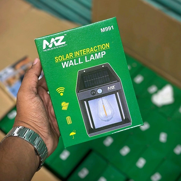 Solar Sensor Wall Lamp | 600LM Brightness | Motion Detection | Waterproof Outdoor Light | Model M991