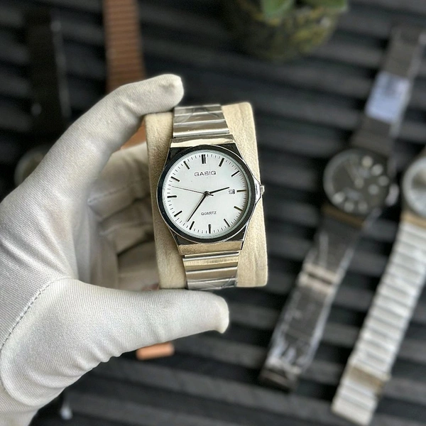 Most Demanded Gasiq Quartz Movement Watch With High Quality Strap Best finishing Body & Case - SRB1