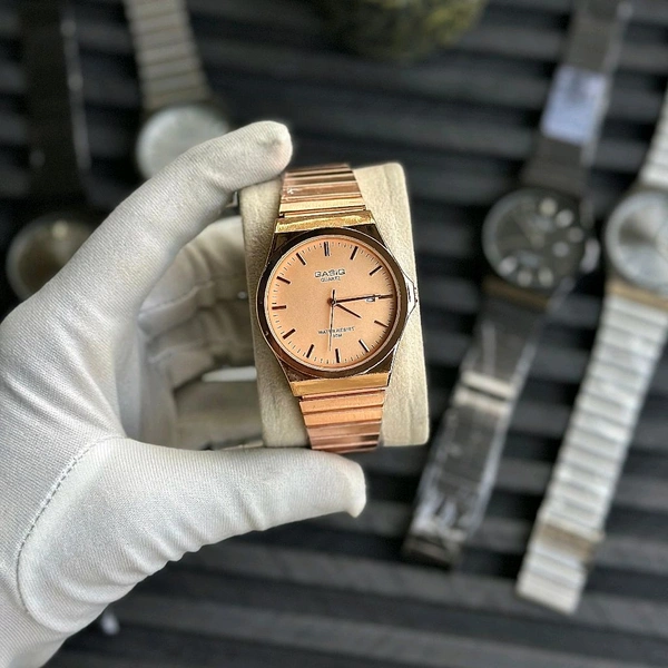 Most Demanded Gasiq Quartz Movement Watch With High Quality Strap Best finishing Body & Case - SRB6