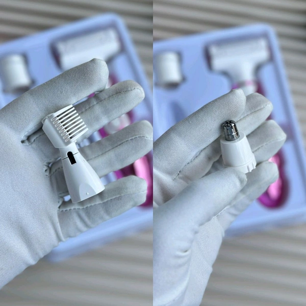 Daling 4-in-1 Rechargeable Ladies Grooming Kit | Face + Body + Eyebrow + Nose Trimmer