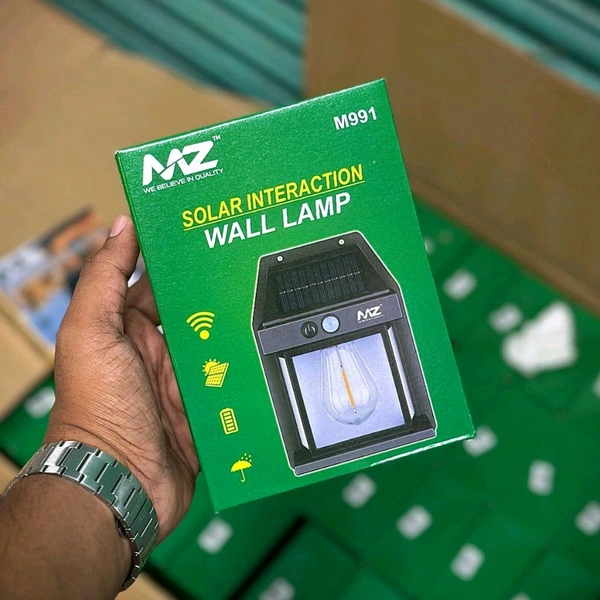 Buy 1 Get 1 Offer, Solar Interaction Wall Lamp M991 – Auto Light | Motion Sensor | Zero Electricity Cost