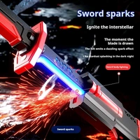 Spark FX LED Katana Sword – Lights, Sparks & Battle Sound!
 - Black