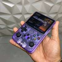 New R36S Retro Handheld Video Game Console 3.5 inch Retro Handheld Video Games Consoles Built-in Rechargeable Battery Portable Style Preinstalled Hand Held Game Consoles (Multicolour) - Blue