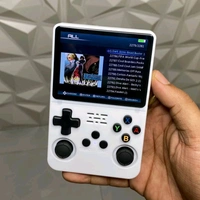 New R36S Retro Handheld Video Game Console 3.5 inch Retro Handheld Video Games Consoles Built-in Rechargeable Battery Portable Style Preinstalled Hand Held Game Consoles (Multicolour) - White, Blue