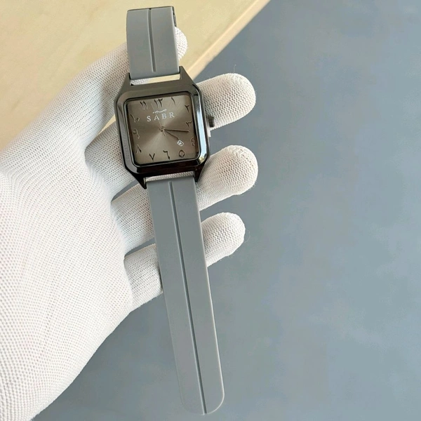 Sabr Minimal Matte Arabic Dial Watch | Luxury-Inspired Design - Gray