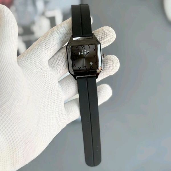 Sabr Minimal Matte Arabic Dial Watch | Luxury-Inspired Design - Black