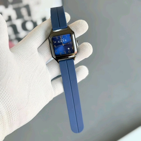Sabr Minimal Matte Arabic Dial Watch | Luxury-Inspired Design - Blue