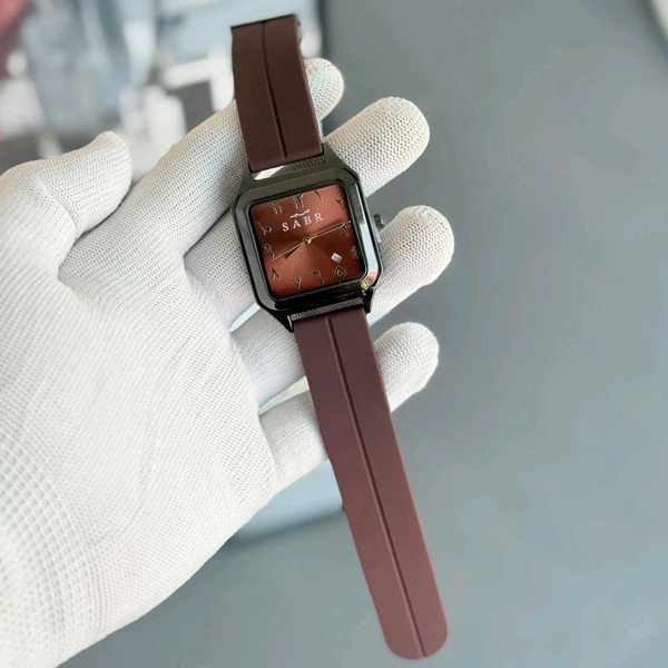 Sabr Minimal Matte Arabic Dial Watch | Luxury-Inspired Design - Brown