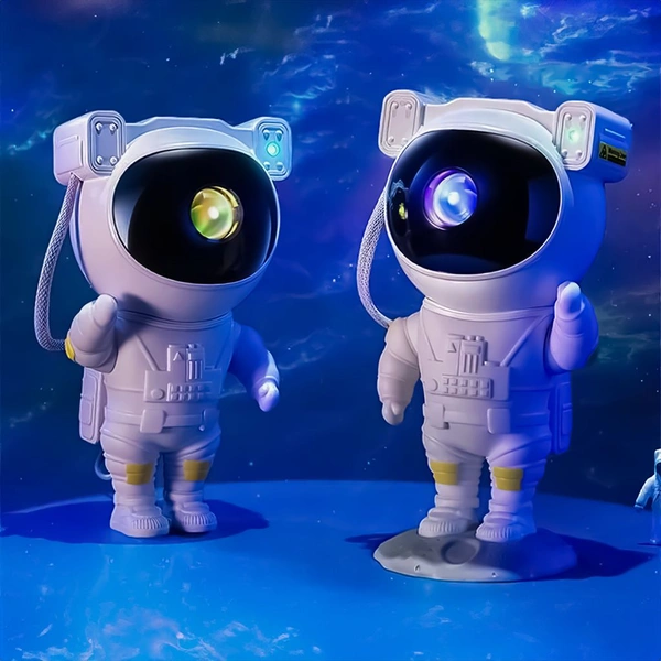 Robot Sky Space Stars Light Astronaut Galaxy Projector, Night lamp, Bedroom, Kids, Projector, Remote Control