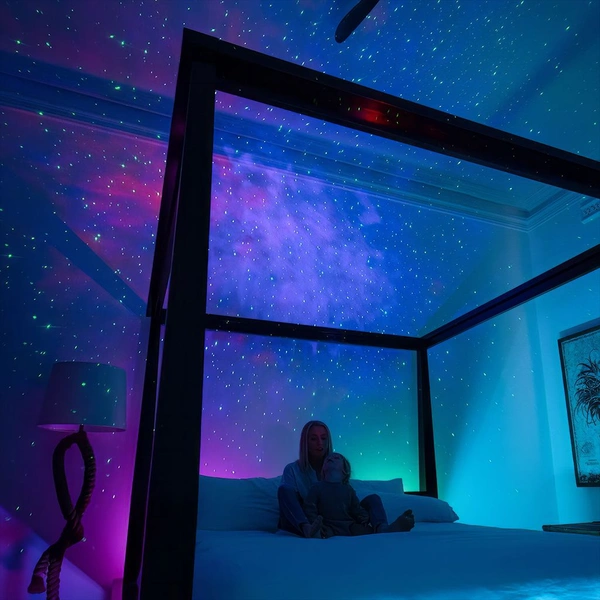 Robot Sky Space Stars Light Astronaut Galaxy Projector, Night lamp, Bedroom, Kids, Projector, Remote Control