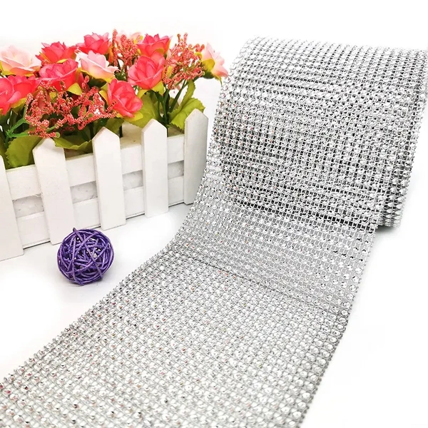 1mt CraftParty 24 line silver fancy laces for DIY and Decorations