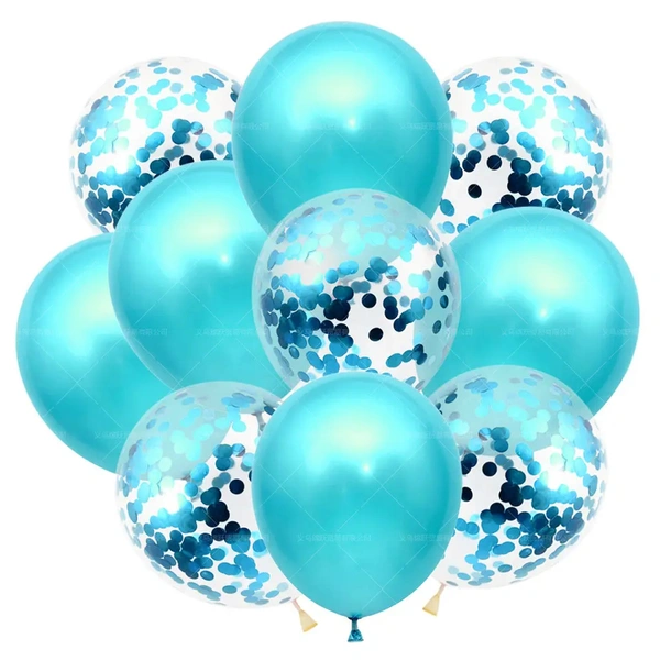 10pc Blue theme balloon bouqet for decoration