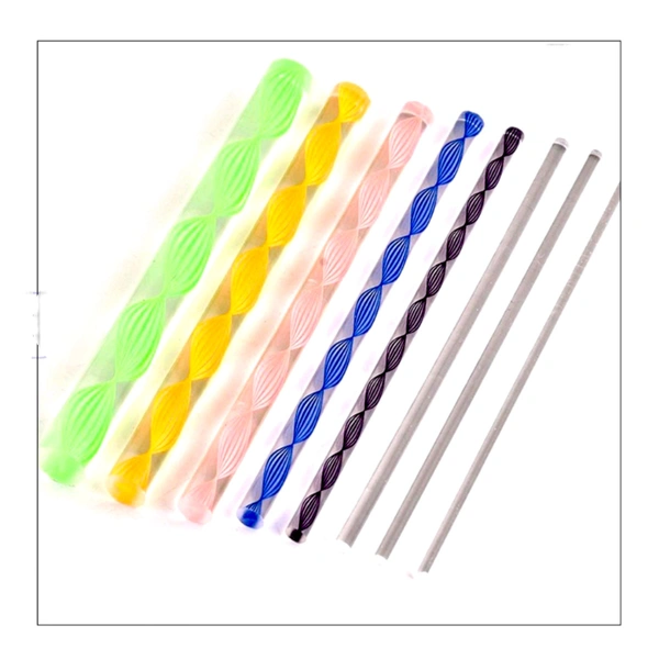 8pcs Set Clay Tool Dotted DIY mandala Graffiti Spiral Twist Dotting Rod Acrylic Rod