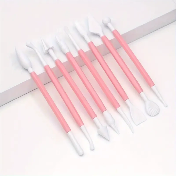 8pcs/Set Clay Clay Sculpture Plastic Carving Tools