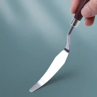 5 Pieces Palette Knife Painting Stainless Steel Spatula Palette Knife Oil Paint Metal Knives