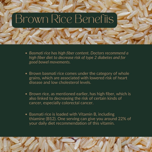 Brown Basmati Rice - 1 Kg