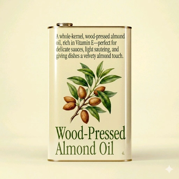 Wood-Pressed Almond Oil 