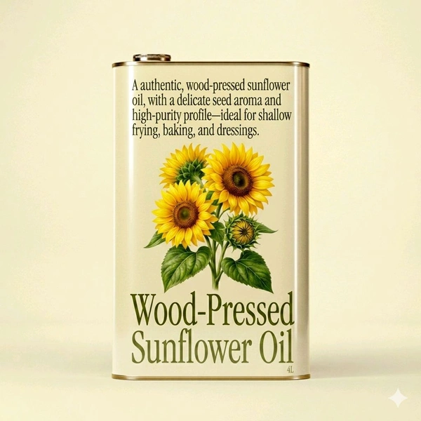 Wood-Pressed Sunflower Oil