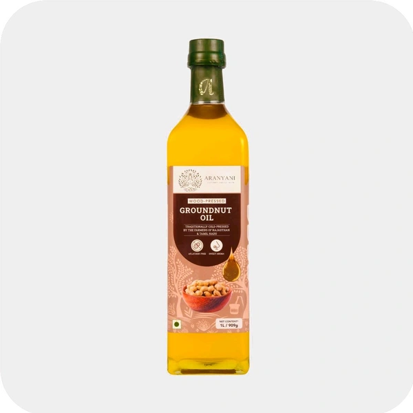 Wood-Pressed Groundnut Oil - 1liter