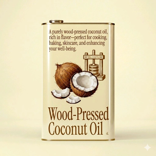 Wood-Pressed Coconut Oil