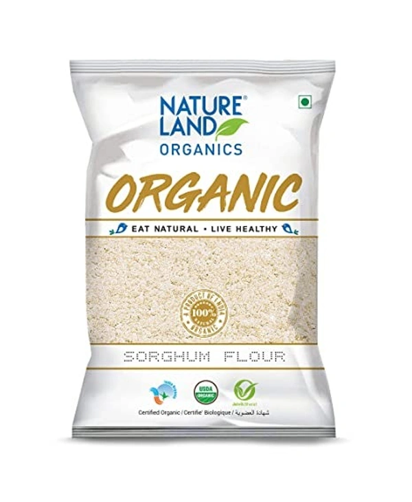 Nature Land Organics Sorghum (Jowar) Flour 500 GM - 500 GM