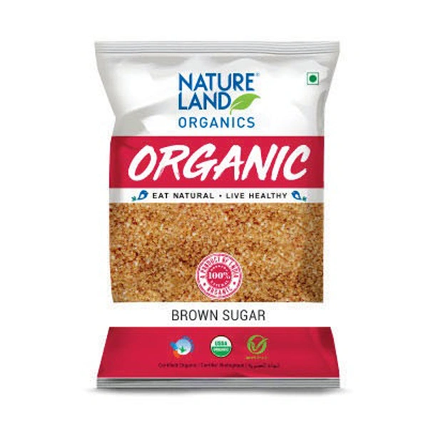 Nature Land Organics Brown Sugar 1 KG - 1 KG