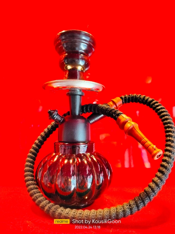 Black Hookah Pot  - Black 