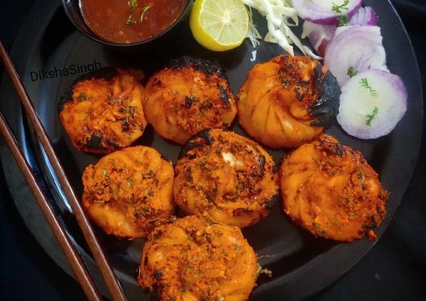 Tandoori Veg Momos - Full Plate