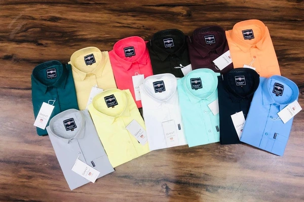 *MENS PREMIUM QUALITY PLAIN SHIRTS* - Red, M