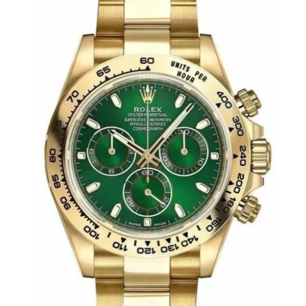 Rolex Daytona Automatic Gold Chain Green Dial (Refurbished)