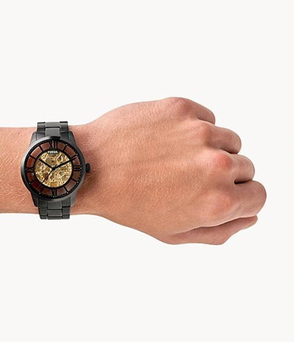 44mm Townsman Automatic Black Stainless Steel Watch