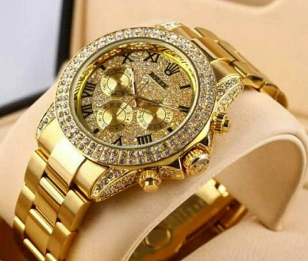 ROLEX ALL CRONO WORKING Gold Diamond  - Gold