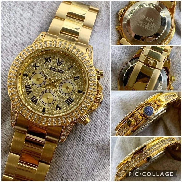 ROLEX ALL CRONO WORKING Gold Diamond  - Gold