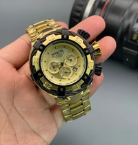 *Invicta Reserve Thunderbolt 56mm Full golden dial*
