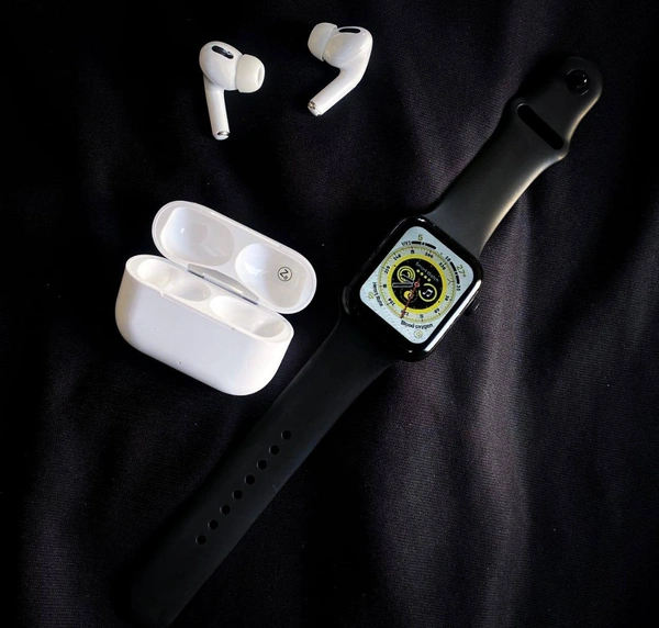 I8 Pro Max ( Series 8) With Airpods 2 Pro Tws* - Black