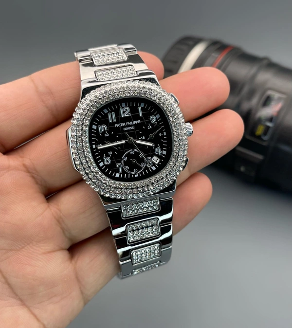 _Patek philippe with the rounded octagonal shape of its bezel. all working chronograph_*