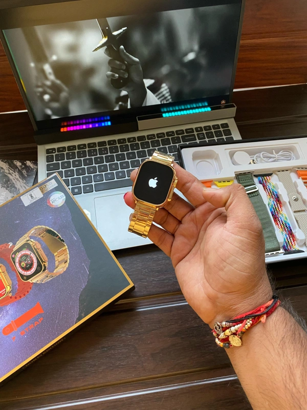 The All New Apple Watch Ultra With Special Customized Dubai Made Hard Box :*