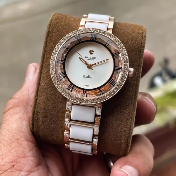 Rolex Zoom White For Girls