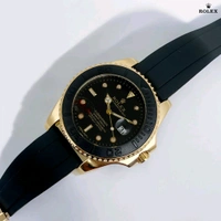 Rolex Men's Datejust 41 Dark Dial Stainless Steel Watch - Silver