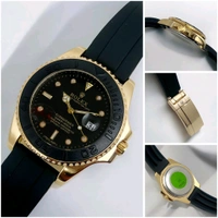 Rolex Men's Datejust 41 Dark Dial Stainless Steel Watch - Silver