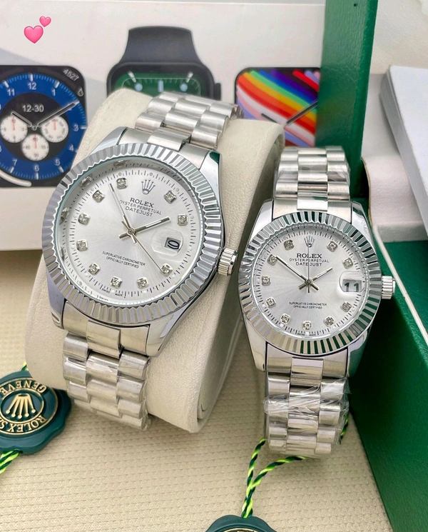 ROLEX couple watch stock available* 💝 - Gold