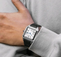 CARTIER SANTOS SILVER HOT SALE