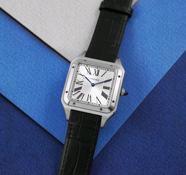 CARTIER SANTOS SILVER HOT SALE