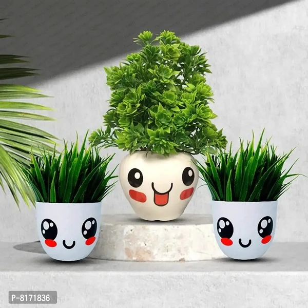 Set Of 3 Artificial Plants 