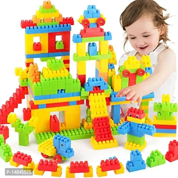 Building Blocks And Construction Toy For Kids 130 Pieces 