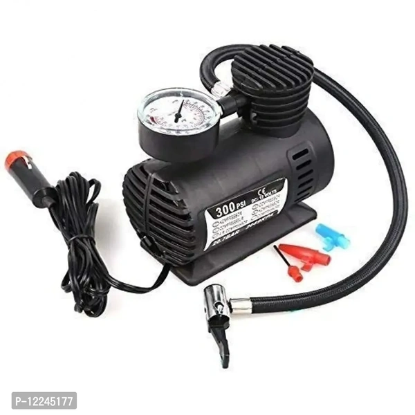 12V Electronic Mini Air Compressors Pump Bike Tyre Air  Inflator Pump 300ps