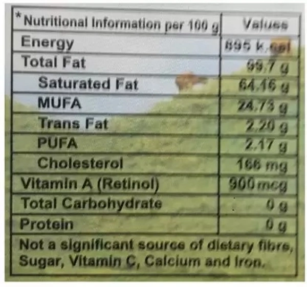 SARAS GHEE 1 L (Carton)