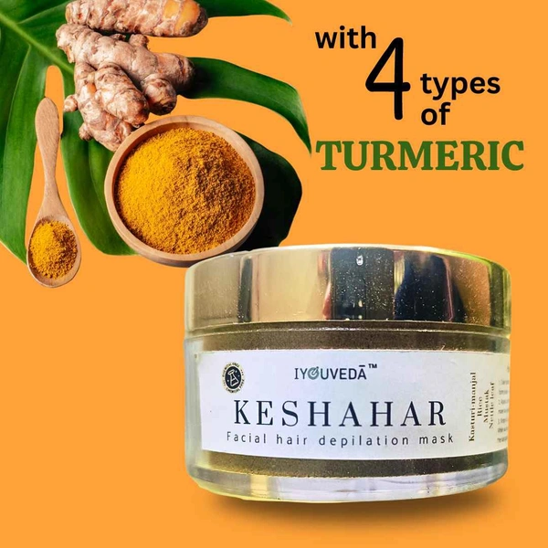 KESHAHARA HAIR DEPILATION MASK - 50g, Herbal yellow