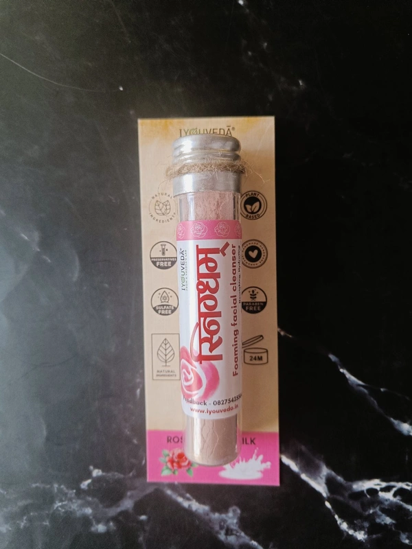 Snigdham Foaming Face wash Powder - Pink, 20 g